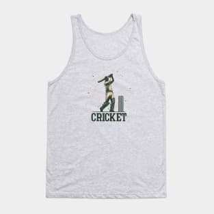 Cricket Player Tank Top